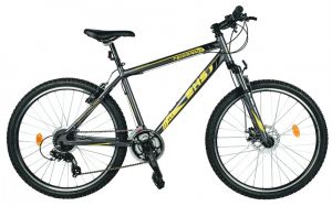 Bicicleta Mountain Bike DHS Terrana 2625 - model 2015 26''-Gri-Galben-495 mm